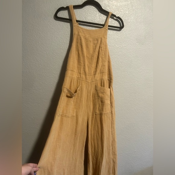 Free people Cyprus Ave Overalls in Golden Brown - Picture 2 of 8